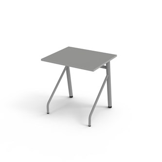 Altudo FSC pöytä HPL 70x60x72 cm, hopea jalusta