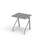 Altudo FSC pöytä HPL 70x60x72 cm, hopea jalusta
