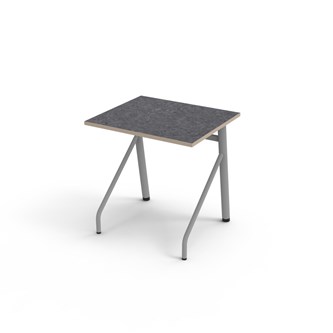 Altudo pöytä akustik linoleum 70x60x72 cm, hopea jalusta