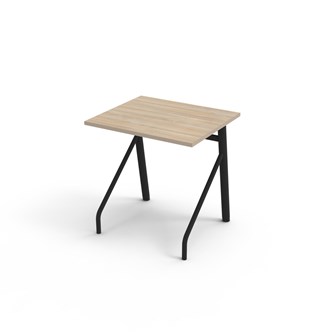 Altudo FSC BX pöytä akustik laminaatti 70x60x72 cm, musta jalusta