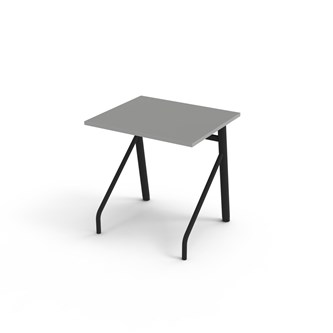 Altudo FSC BX pöytä akustik laminaatti 70x60x72 cm, musta jalusta