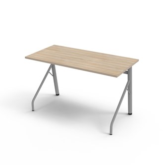 Altudo FSC pöytä HPL 120x60x72 cm, hopea jalusta