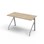 Altudo FSC pöytä HPL 120x60x72 cm, hopea jalusta