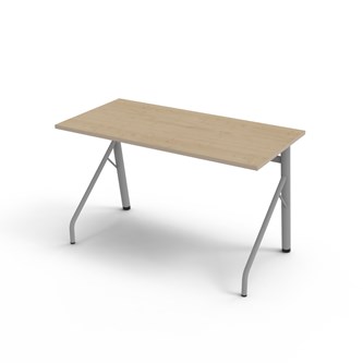 Altudo FSC pöytä HPL 120x60x72 cm, hopea jalusta