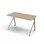 Altudo FSC pöytä HPL 120x60x72 cm, hopea jalusta