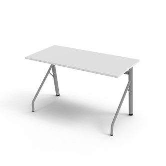 Altudo FSC pöytä HPL 120x60x72 cm, hopea jalusta