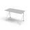 Altudo BX pöytä DL 120x60x72 cm, valkoinen jalusta