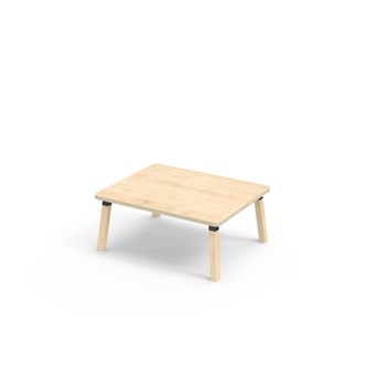 Helmi FSC pöytä HPL 100x80 cm musta holkki