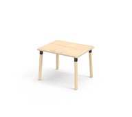 Helmi FSC pöytä HPL 100x80 cm musta holkki