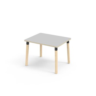 Helmi FSC pöytä HPL 100x80 cm musta holkki