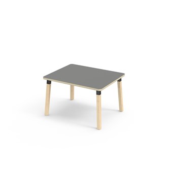 Helmi FSC pöytä HPL 100x80 cm musta holkki