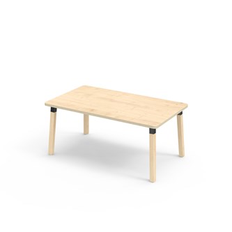 Helmi FSC pöytä HPL 140x80 cm musta holkki