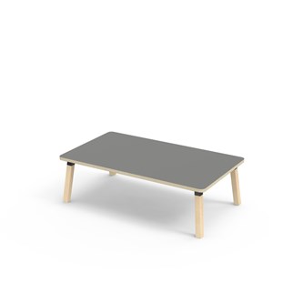 Helmi FSC pöytä HPL 140x80 cm musta holkki