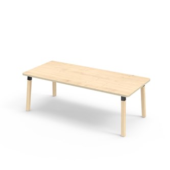 Helmi pöytä HPL 180x80 cm musta holkki