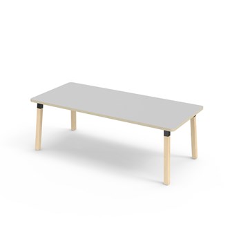 Helmi pöytä HPL 180x80 cm musta holkki