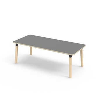 Helmi pöytä HPL 180x80 cm musta holkki