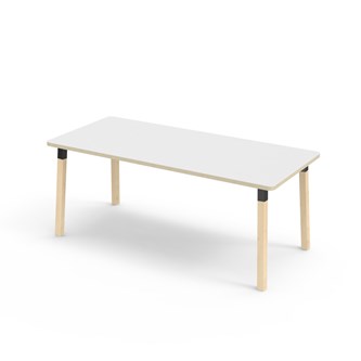 Helmi pöytä HPL 180x80 cm musta holkki