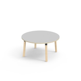 Helmi pöytä HPL ø120 cm musta holkki