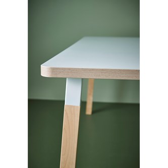 Helmi pöytä HPL 180x80 cm musta holkki