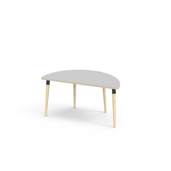 Myy FSC pöytä DL puolipyöreä 120-60 cm musta holkki