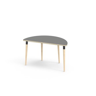 Myy FSC pöytä DL puolipyöreä 120-60 cm musta holkki