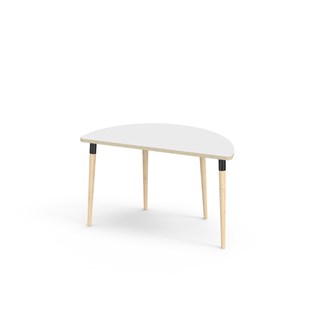 Myy FSC pöytä DL puolipyöreä 120-60 cm musta holkki