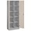 Norden materiaalikaappi 10 hyllyä L80xS47xK210 cm, vaaleanharmaa