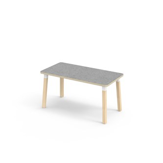 Helmi pöytä linoleum 120x60 cm valkoinen holkki