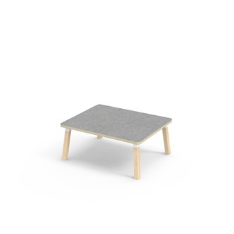 Helmi pöytä linoleum 100x80 cm valkoinen holkki