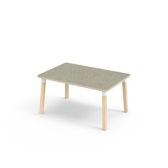 Helmi pöytä linoleum 120x80 cm valkoinen holkki