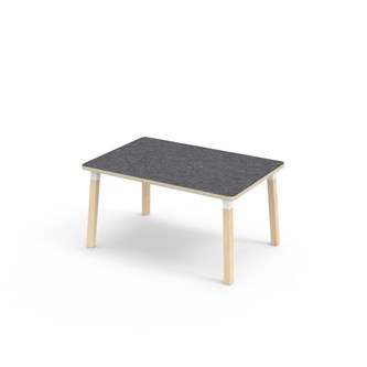 Helmi pöytä linoleum 120x80 cm valkoinen holkki