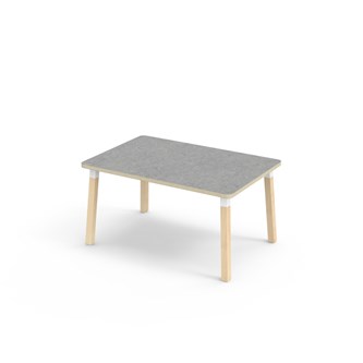 Helmi pöytä linoleum 120x80 cm valkoinen holkki