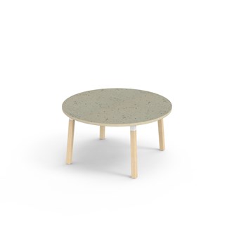 Helmi pöytä linoleum ø120 cm valkoinen holkki