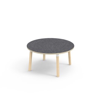 Helmi pöytä linoleum ø120 cm valkoinen holkki