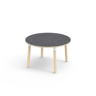 Helmi pöytä linoleum ø120 cm valkoinen holkki