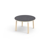 Helmi pöytä linoleum ø120 cm valkoinen holkki