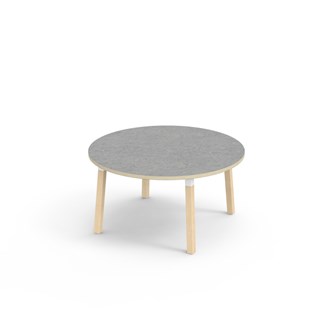 Helmi pöytä linoleum ø120 cm valkoinen holkki