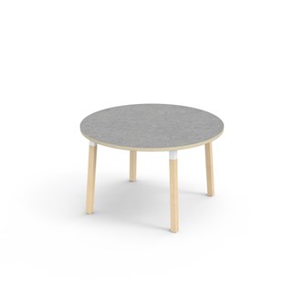 Helmi pöytä linoleum ø120 cm valkoinen holkki