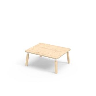 Helmi FSC pöytä akustik laminaatti 100x80 cm valkoinen holkki