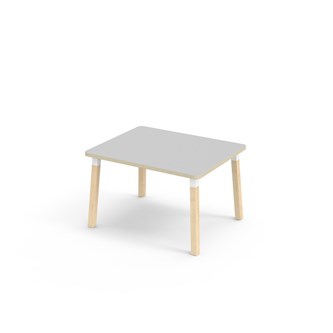 Helmi FSC pöytä akustik laminaatti 100x80 cm valkoinen holkki