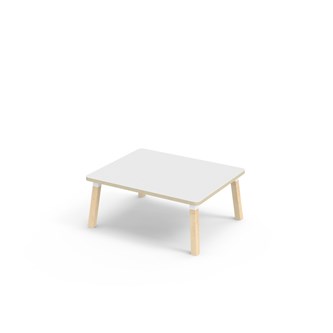 Helmi FSC pöytä akustik laminaatti 100x80 cm valkoinen holkki