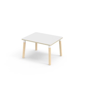 Helmi FSC pöytä akustik laminaatti 100x80 cm valkoinen holkki