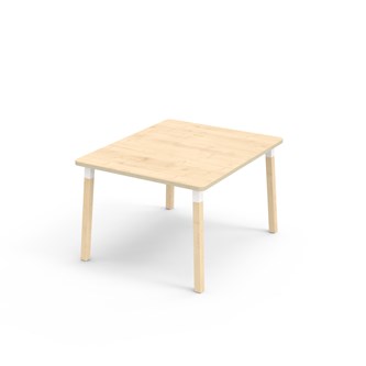 Helmi FSC pöytä akustik laminaatti 100x120 cm valkoinen holkki