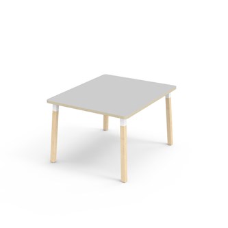 Helmi FSC pöytä akustik laminaatti 100x120 cm valkoinen holkki