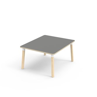 Helmi FSC pöytä akustik laminaatti 100x120 cm valkoinen holkki