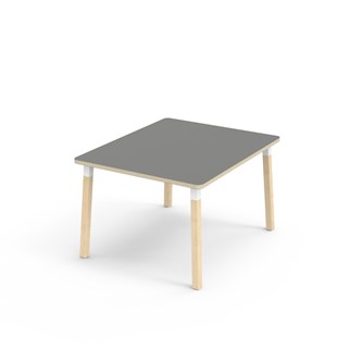 Helmi FSC pöytä akustik laminaatti 100x120 cm valkoinen holkki