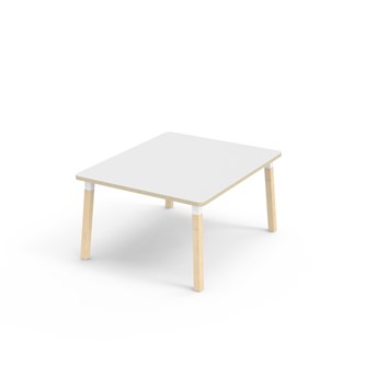 Helmi FSC pöytä akustik laminaatti 100x120 cm valkoinen holkki