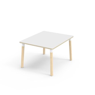 Helmi FSC pöytä akustik laminaatti 100x120 cm valkoinen holkki