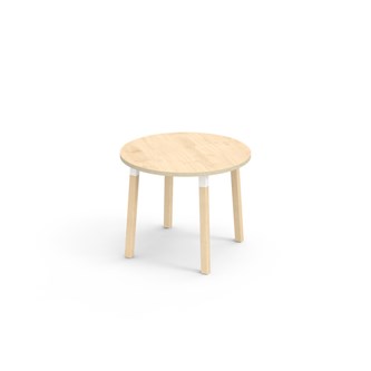 Helmi pöytä HPL ø90 cm valkoinen holkki