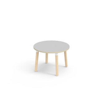 Helmi pöytä HPL ø90 cm valkoinen holkki